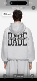 not your babe hoodie hinten