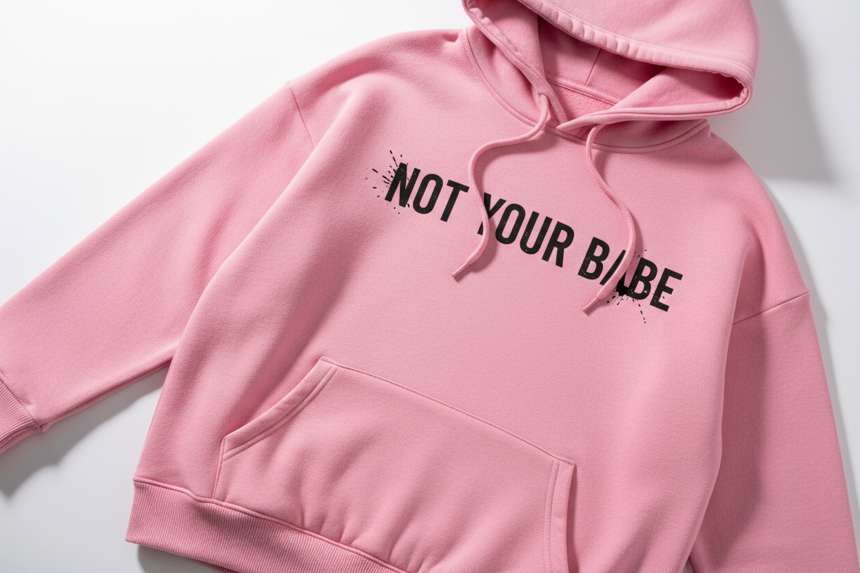 not-your-babe-hoodie-rosa